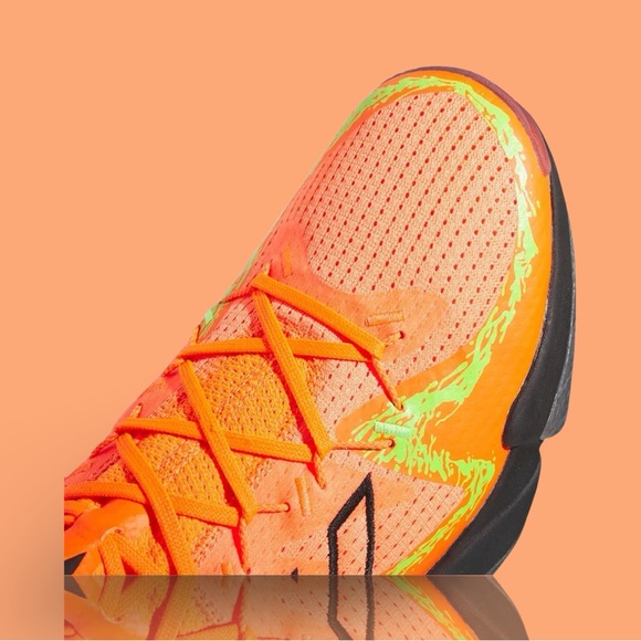 RARE Adidas Mahomes 1 Impact FLX 'Poison' Solar Orange Black | IF4806 Chiefs NFL - Picture 6 of 9